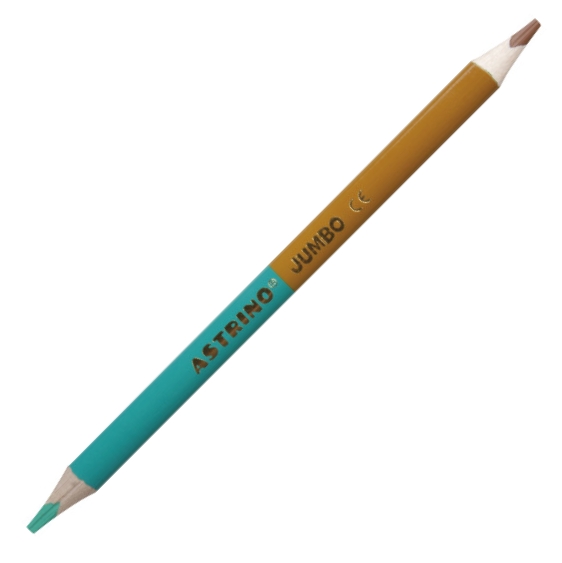 Kredki ołówkowe Astrino dwustronne 12 sztuk = 24 kolory + temperówka (312116003)
