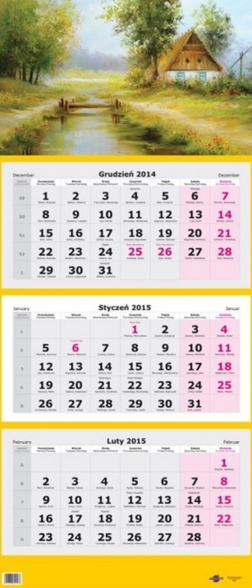 Kalendarz 2015 Trójdzielny Lux Wieś - <br />