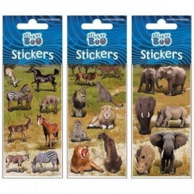 Naklejki Sticker BOO silver dżungla