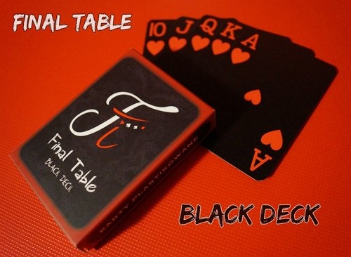 Final Table  - czarna talia kart (103053)