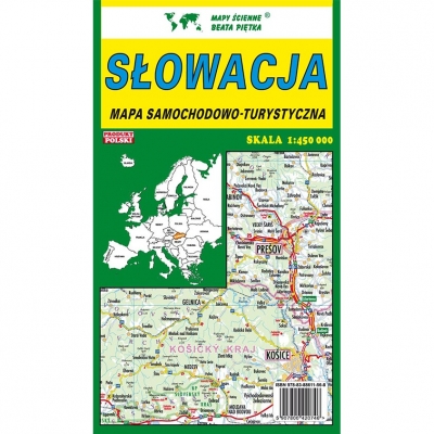 Słowacja mapa samochodowo-turystyczna