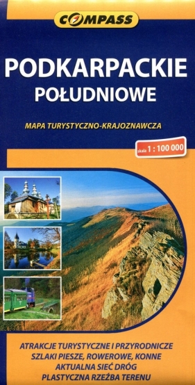 Podkarpackie Południowe 1:100 000 wydanie 3 2014