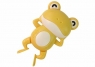 Nakręcana pływająca żabka 12cm żółta