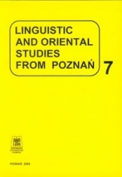 Linguistic and oriental Studies from Poznań vol.7