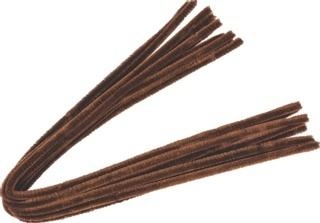 Drucik oplatany 50cm brązowy 10szt