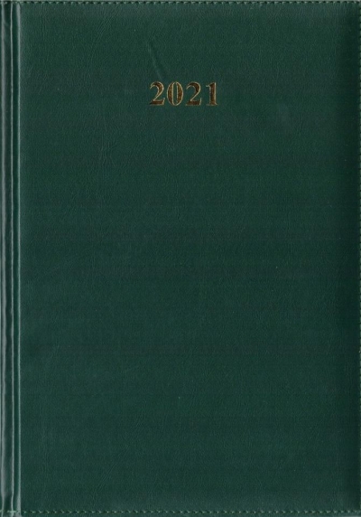 Kalendarz 2021 Tygodniowy A5 Divas Zielony