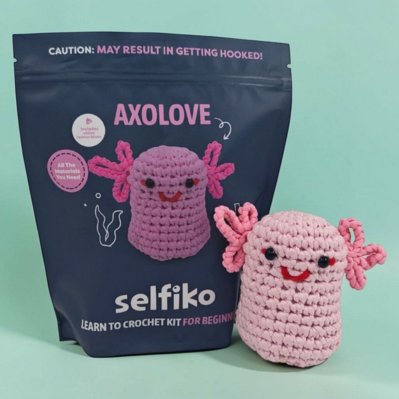 Zestaw do szydełkowania aksolotl Axolove