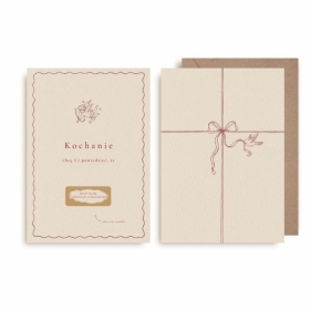 Kartka zdrapka - Kochanie, jesteś moim ulubionym..