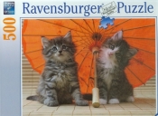 Puzzle 500 Kocięta pod parasolem (142569)