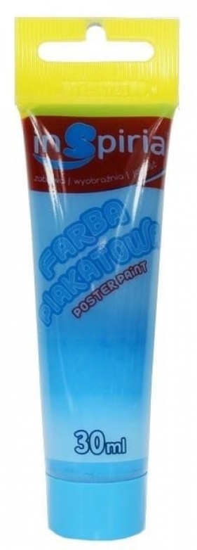 Farba plakatowa w tubie niebieska 30ml