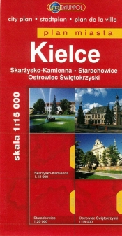 Kielce. Plan miasta w skali 1:15 000. Europilot - Opracowanie zbiorowe