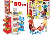 Supermarket waga czytnik kart + koszyk na zakupy