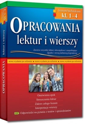 Opracowania lektur i wierszy. Klasa 1-4 (OUTLET - USZKODZENIE)