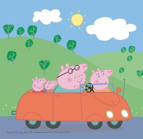 Puzzle 3w1 Świnka Peppa (34057)