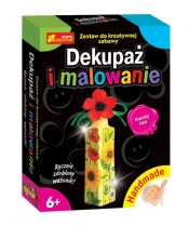 Dekupaż i malowanie Kwiaty lata