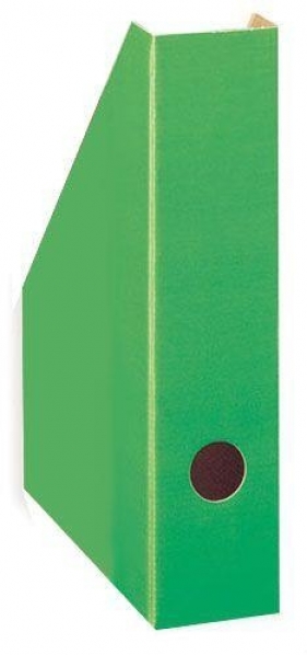 Pojemnik A4 na czasopisma/dokumenty 7cm karton zielony