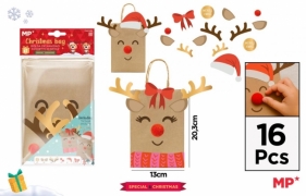 Torebki papierowe świąteczne 2szt