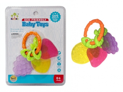 <img src='https://webimage.pl/pics/570/4/d5902496214570Q13008.jpg' style='height:440px' /> Zabawka dla malucha grzechotka gryzak owoce