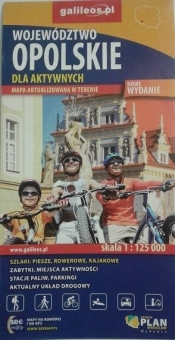 Mapa dla aktywnych -Województwo Opolskie 1:125 000 - Opracowanie zbiorowe