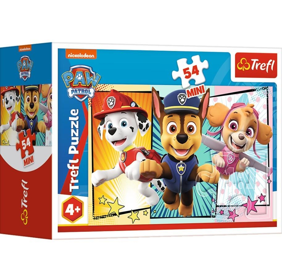 Trefl, Puzzle 54 Mini: Bądź jak Psi Patrol