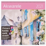 Kalendarz 2021 30x30 Akwarele HELMA