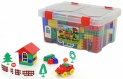 Klocki Budowniczy 193 elementy kontener (50571)