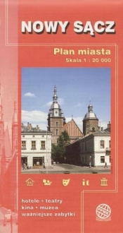 Plan Miasta - Nowy Sącz czerwona - Opracowanie zbiorowe