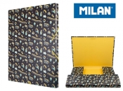 Teczka MILAN A4 gruba z gumką ICONS