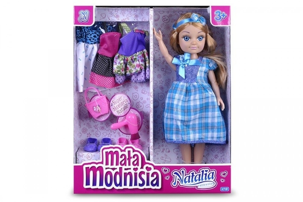 Lalka Natalia Mała Modnisia niebieska (120572)