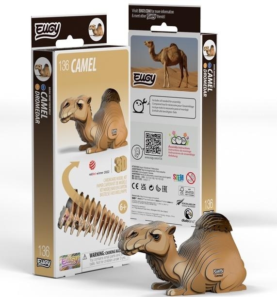 Wielbłąd Eugy. Eko Ukladanka 3D