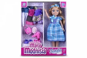 Lalka Natalia Mała Modnisia niebieska (120572)