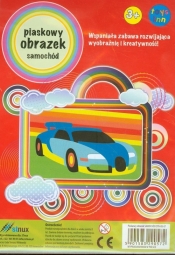 Piaskowy obrazek Samochód - <br />