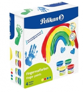 Farby do malowania palcami 4 kolory PELIKAN