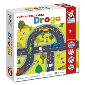 Kapitan Nauka: Droga. Duże puzzle z grą