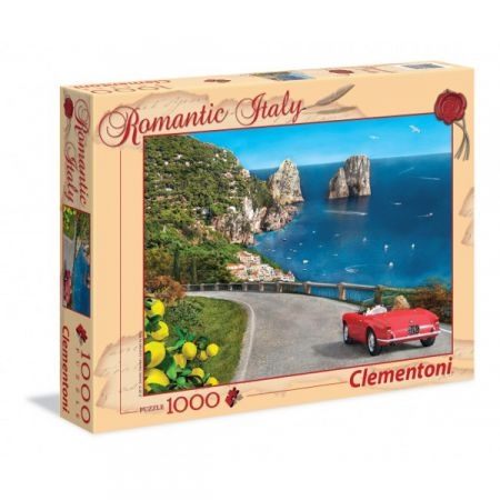 <img src='https://webimage.pl/pics/572/3/d80051253935721.jpg' style='height:440px' /> Puzzle High Quality Collection Romantic Capri. 1000 elementów (Uszkodzone opakowanie) (39357)