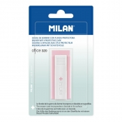 Milan, gumka Office 320+ Edition w plastikowej obudowie - różowa