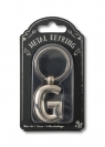 Silver Letter Keyring - brelok do kluczy litera G
