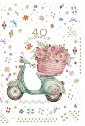 Kartka okolicznościowa Urodziny 40