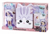 Lalka NA! NA! NA! Surprise Backpack Bedroom Seria 3, Lavender Kitty (585046EUC/585572)