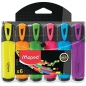 Zakreślacze Fluo Peps, etui 6 kolorów (742557)