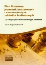 Plan finansowy jednostek budżetowych i samorządowych zakładów budżetowych Świderek Izabela Małgorzata