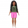 Barbie Fashionistas: Lalka - Bluzka w panterkę, warkoczyki (FBR37/GYB00)