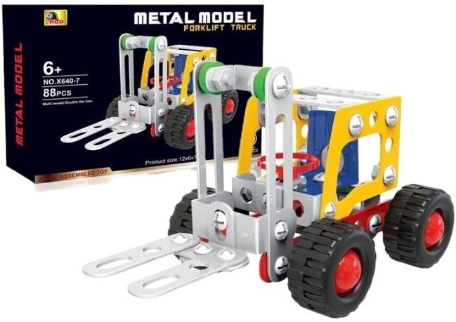 Klocki konstruktor metalowe 86el