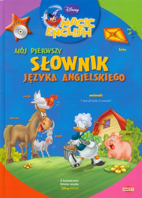 Disney Magic English Mój pierwszy słownik języka angielskiego + 2 CD