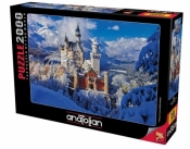 Puzzle 2000: Niemcy, Zamek Neuschwanstein zimą (3957)