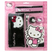 Zestaw szkolny Derform Hello Kitty, 7 elementów (ZpS7hk12)