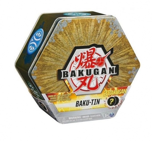 Pojemnik z figurkami Bakugan Geogan Baku-Tin złoty Seria 3 GML (6060138/20129555)