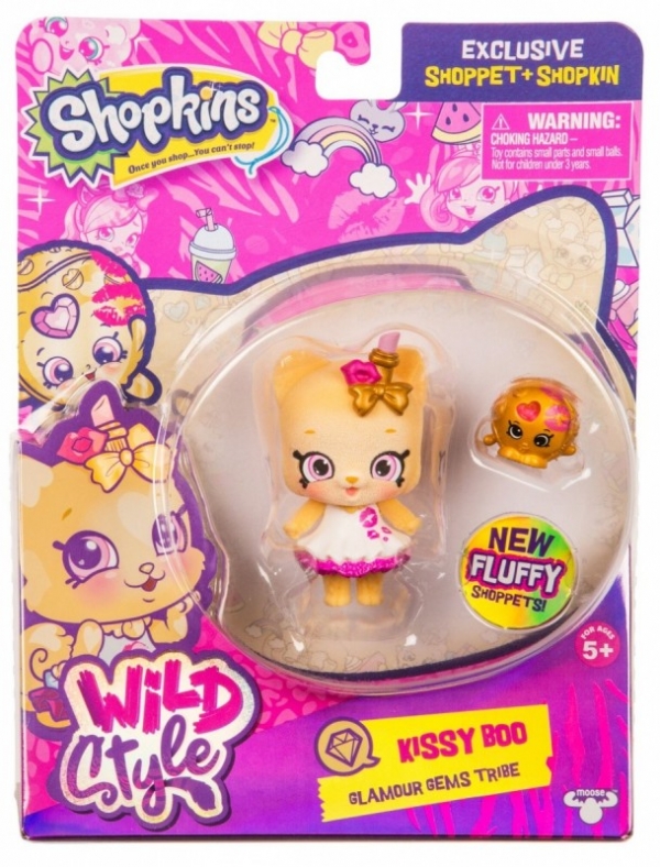 Figurki Shopkins Sezon 9 Wild Shoppets -Kissy Boo (SHP56696A)