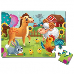 Puzzle piankowe - Zwierzęta domowe, 24 el.