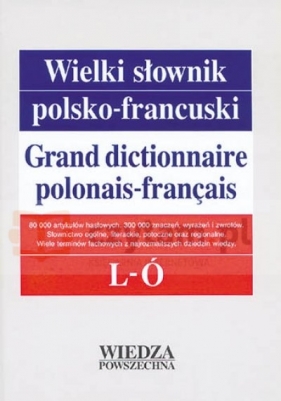 WP Wielki słownik polsko-francuski T.2 (L-Ó) - Elżbieta Pieńkos, Jerzy Pieńkos, Leon Zaręba, Jerzy Dobrzyński